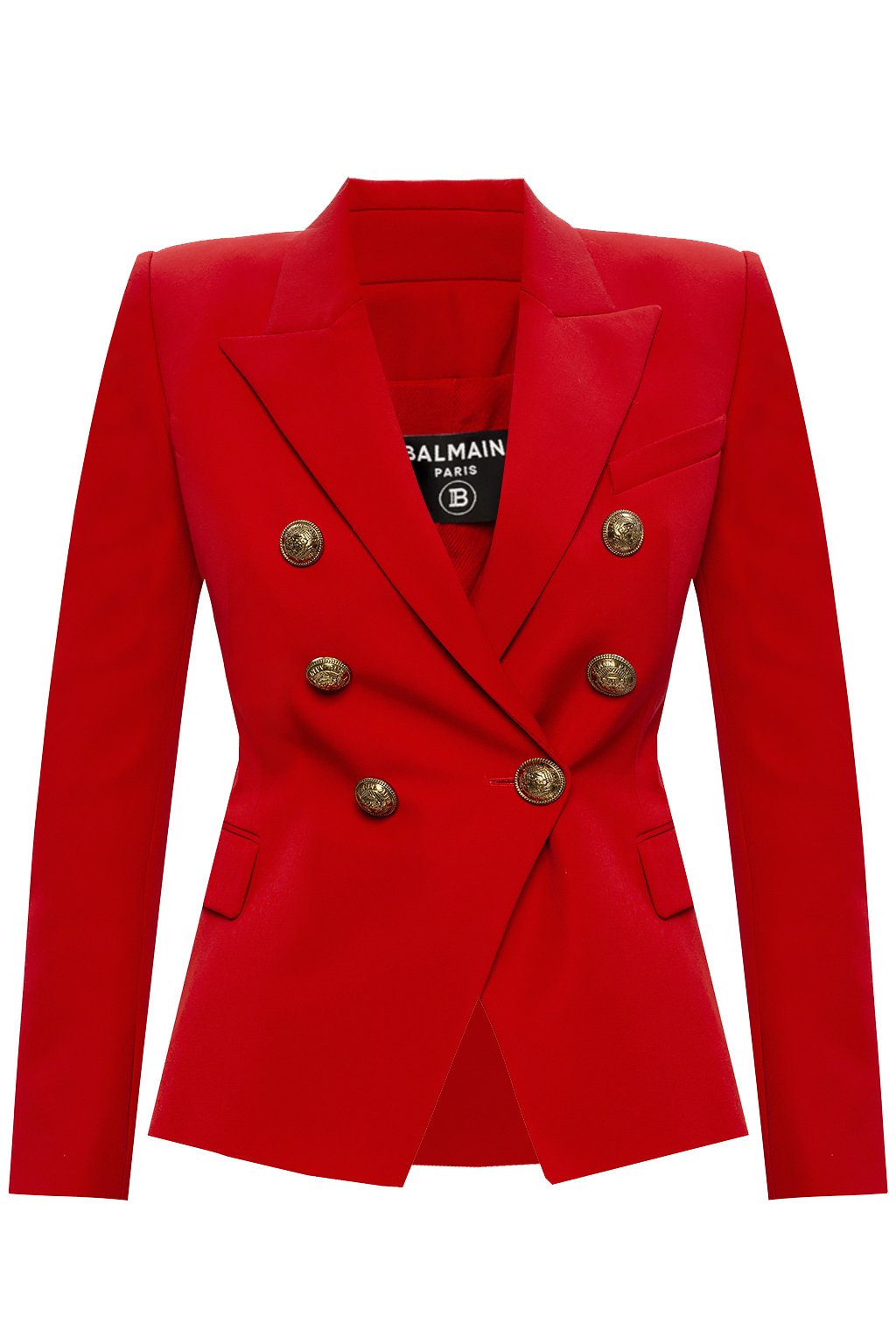 Red hot sale balmain blazer